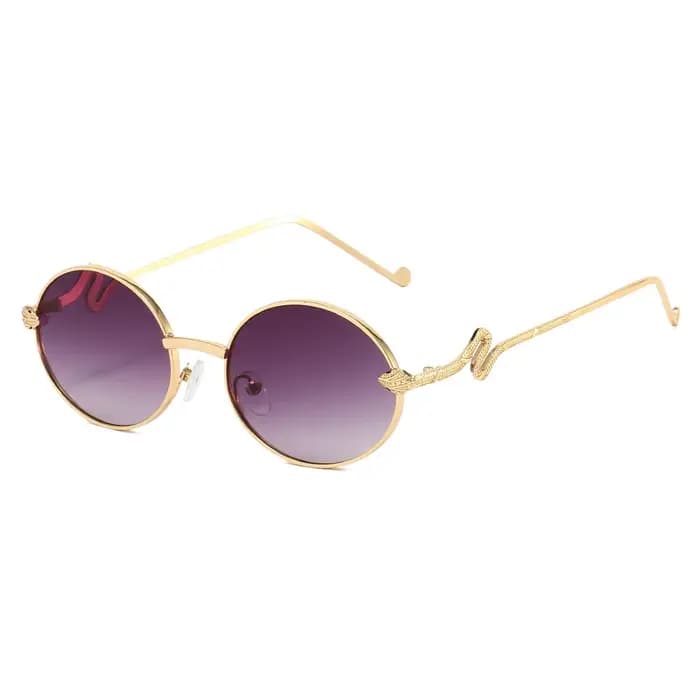 2025 marque serpent lunettes de soleil femmes de luxe ovale Cool