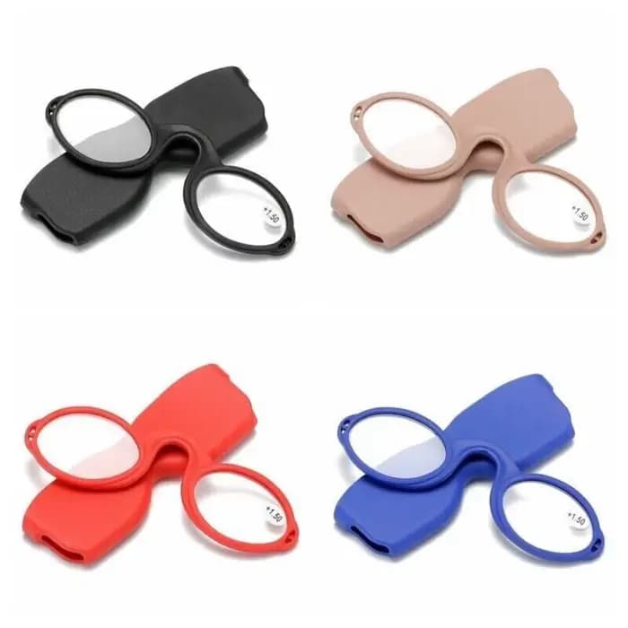 Mini lunettes de lecture avec étui, pince antarctique, unisexe, + 1.5 ~ + 3.0