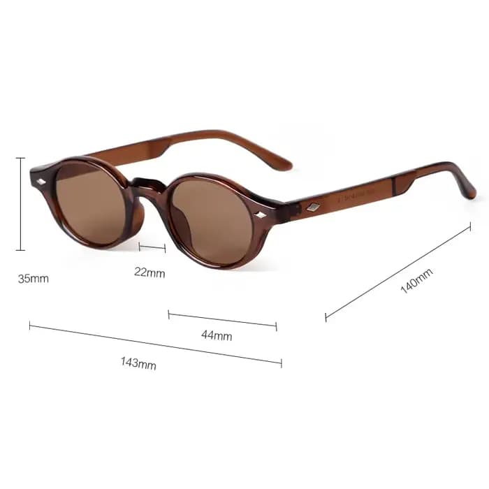 Rétro petites lunettes De soleil ovales femmes marque Design Rivet bleu coquille De tortue