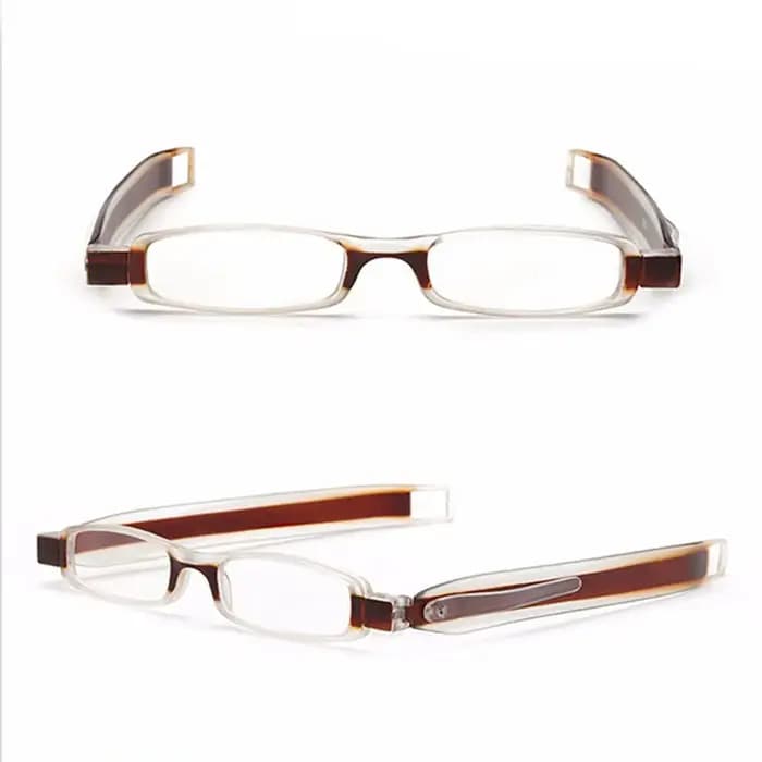 Lunettes de lecture pliables et rotatives miniatures pour grands-parents
