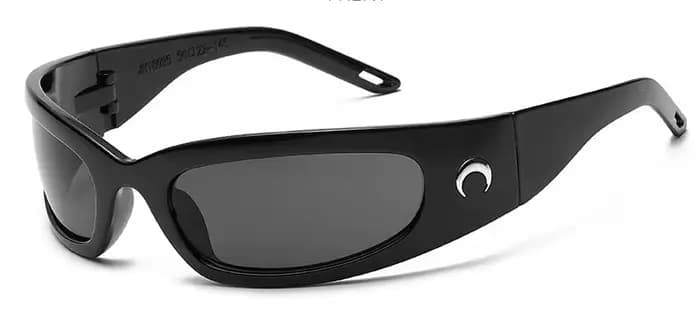 Samjune Lunettes de soleil rectangulaires pour femmes et hommes, style rétro, pour le cyclisme en pl