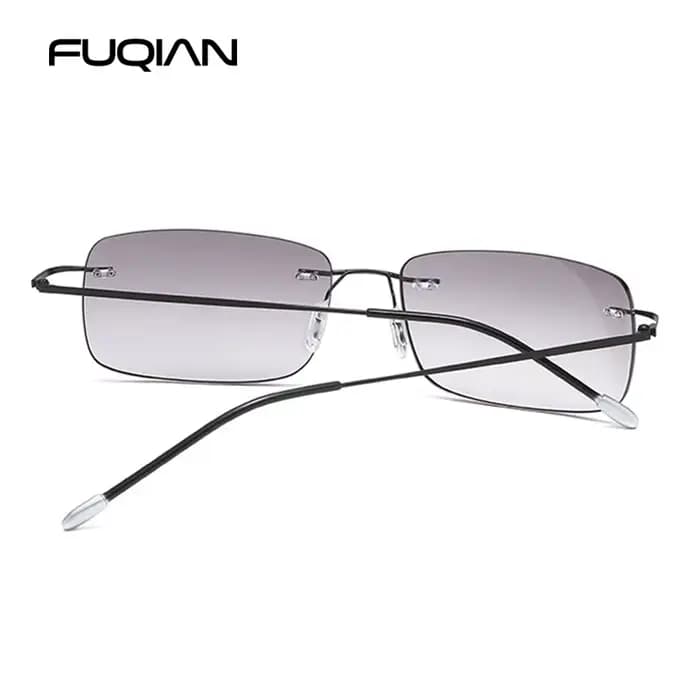 Lunettes de soleil de lecture sans monture pour hommes et femmes