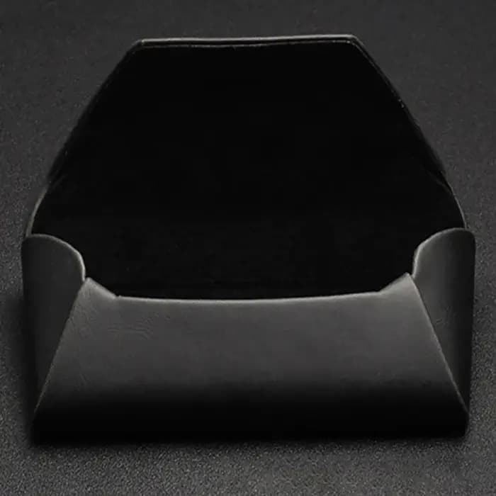 Étui à lunettes en cuir pour myopie de luxe