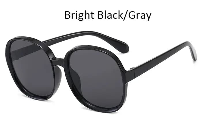 Lunettes de soleil rondes de luxe pour femmes
