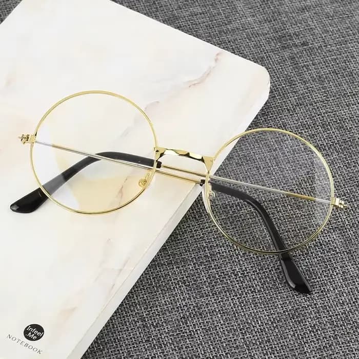 Lunettes rondes Anti-lumière bleue pour ordinateur