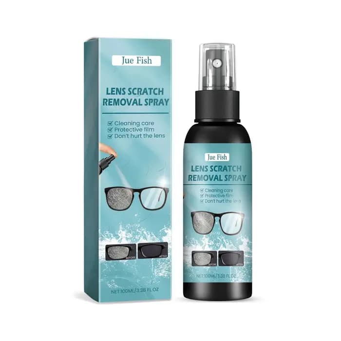 Spray nettoyant pour verres pour les yeux 2 en 1