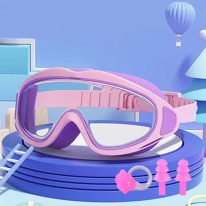 Lunettes de natation pour enfants ; antibuée et anti-ultraviolets