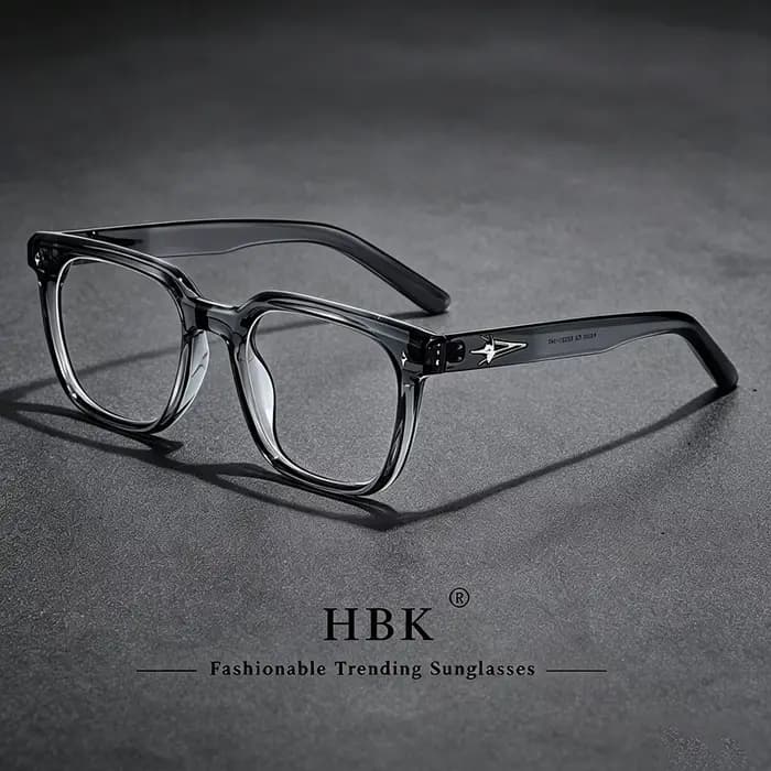 HBK nouvelle mode lunettes carrées montures marque Design unisexe