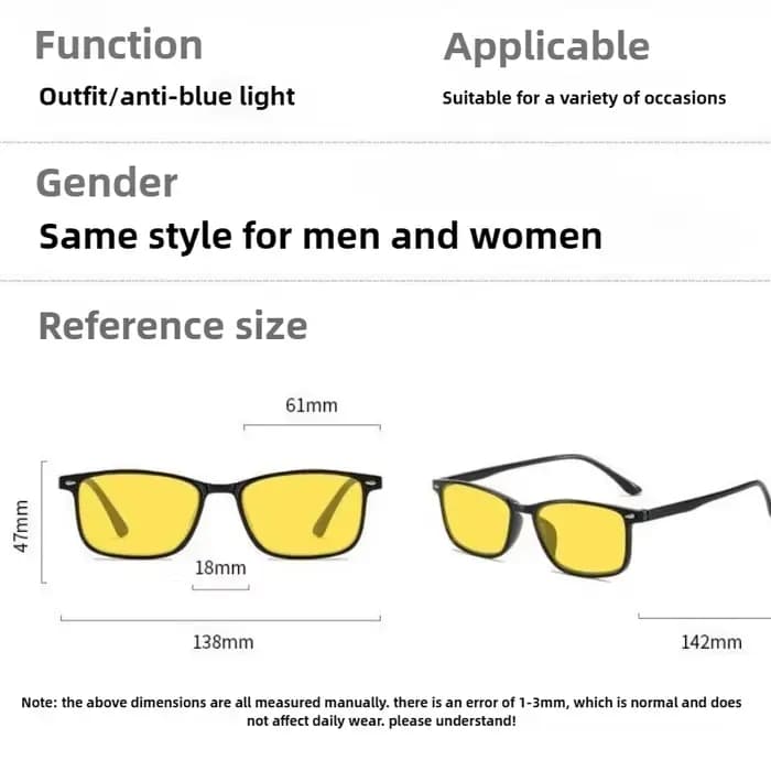 Lunettes bloquant la lumière bleue pour regarder les téléphones mobiles, jouer à l'ordinateur, jeux
