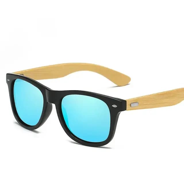 Mode bois hommes lunettes de soleil ultraviolets classique mâle conduite équitation UV400 sport