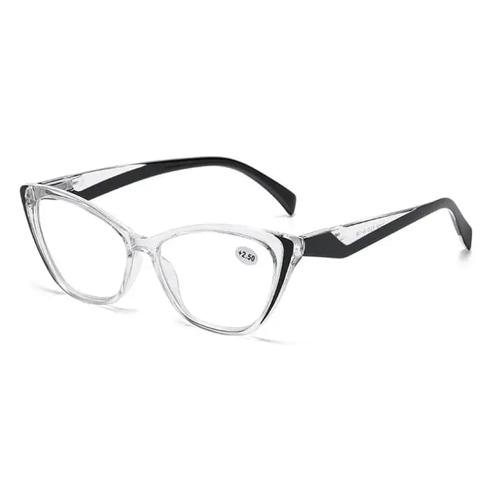 Lunettes de lecture œil de chat transparentes rétro mode hypermétropie