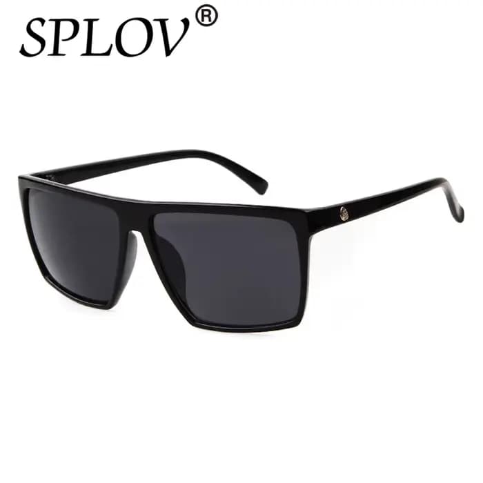 Lunettes de soleil carrées vintage steampunk pour hommes