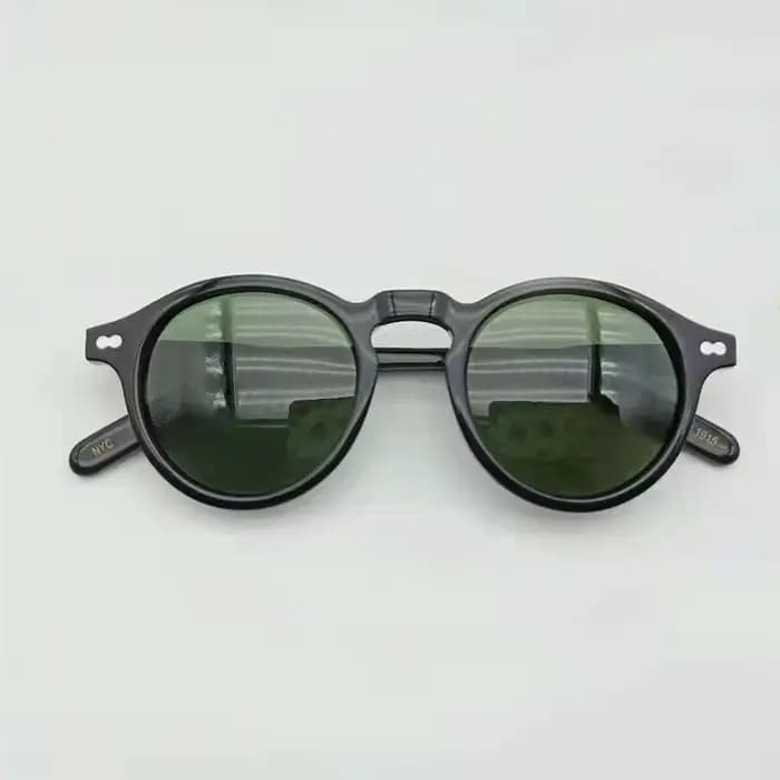 Lemtosh lunettes de soleil rondes homme Johnny Depp