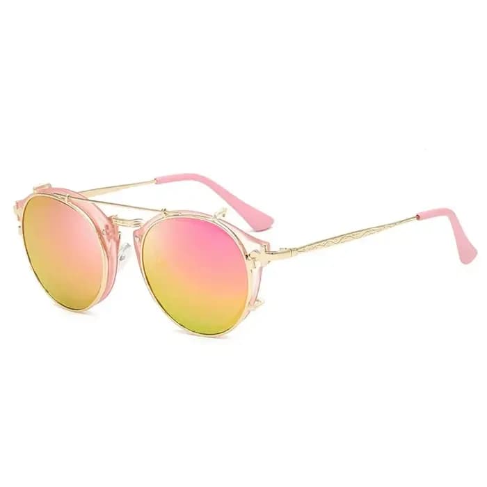 Lunettes de soleil rondes vintage pour hommes et femmes