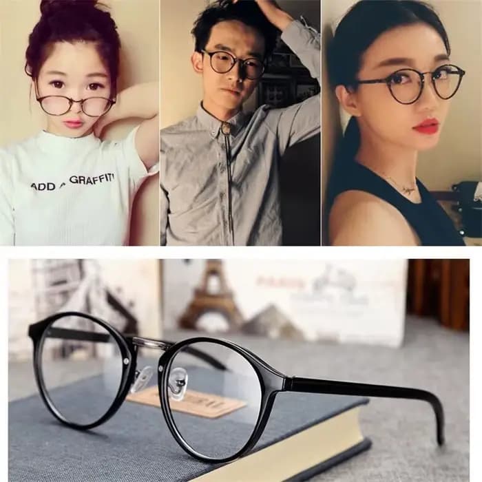 Lunettes rondes rétro pour hommes et femmes