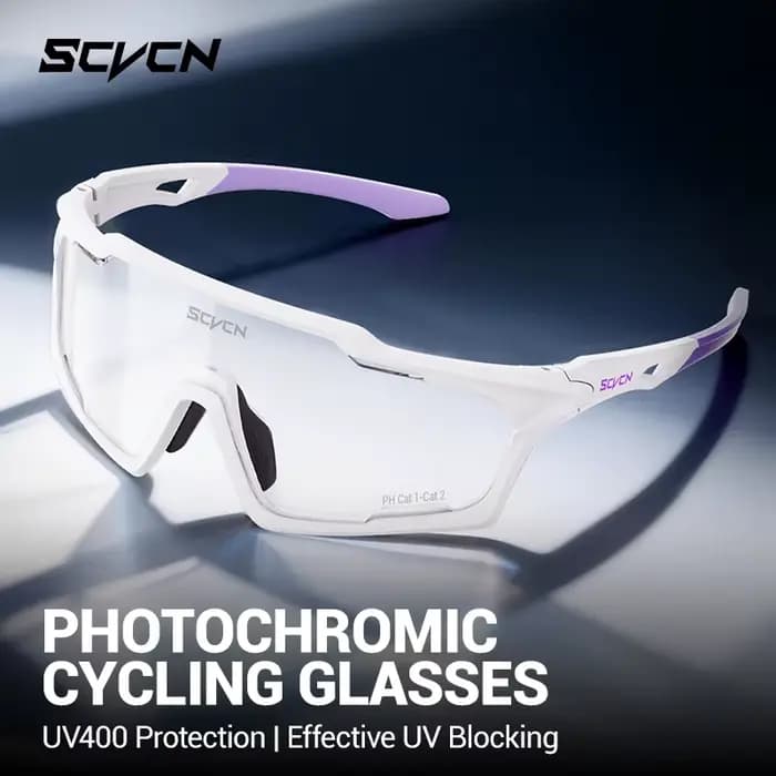 Lunettes de cyclisme et de montagne photochromiques SCVCN unisexes