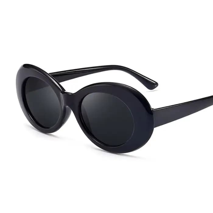 Vintage ovale rond lunettes De soleil femme marque