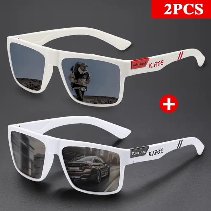 KAROS 2 pièces ensemble de lunettes de Sport polarisées pour hommes et femmes