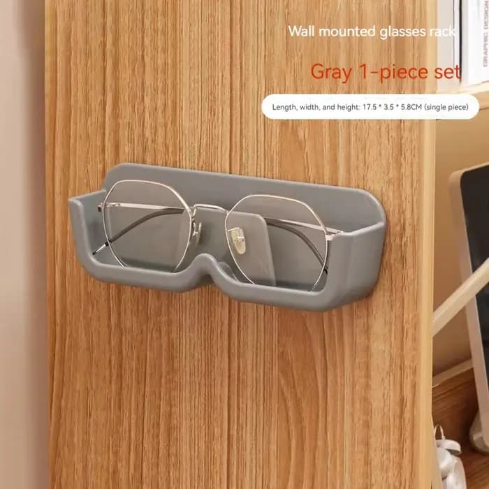 Boîte de rangement de lunettes, support mural perforé gratuit pour lunettes de soleil, vitrine en verre haut de gamme, boîte de rangement pour organisateur de maison