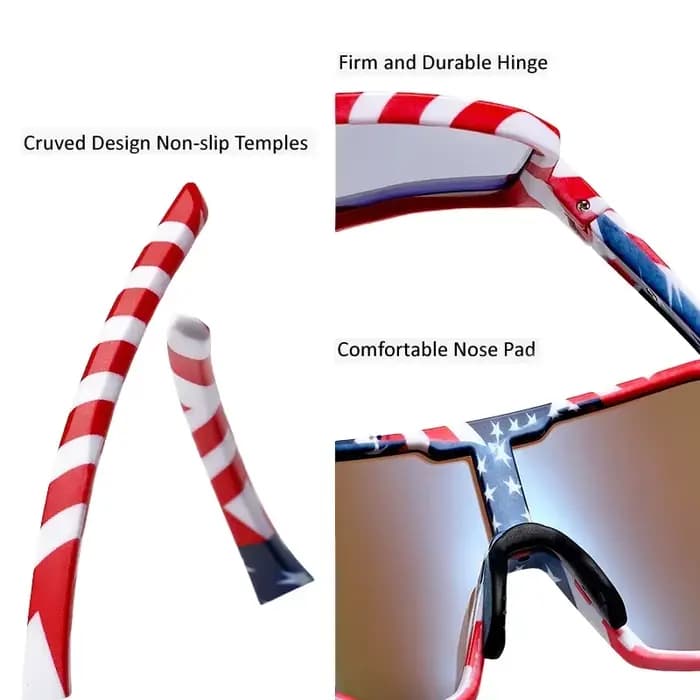 FLYING WAVES Lunettes de soleil de cyclisme Pickleball
