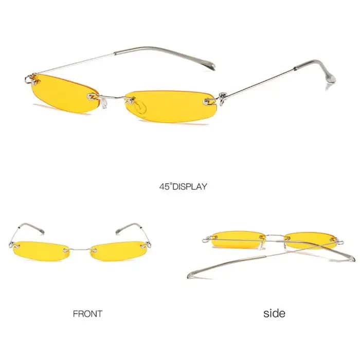 Lunettes de soleil rectangulaires SAINT sans monture