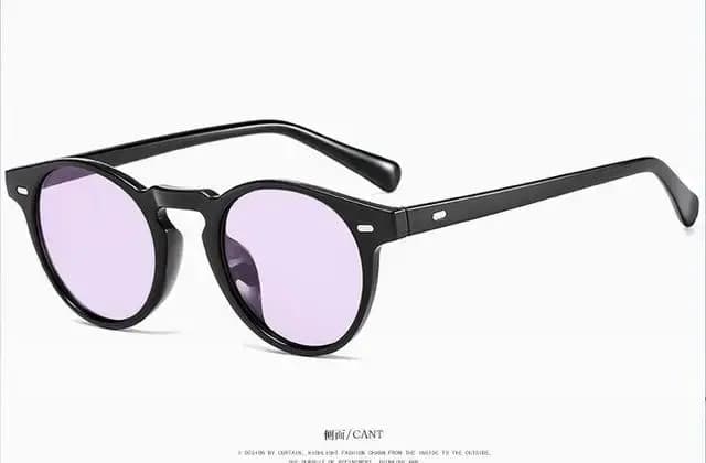 Petites lunettes de soleil rondes pour hommes et femmes