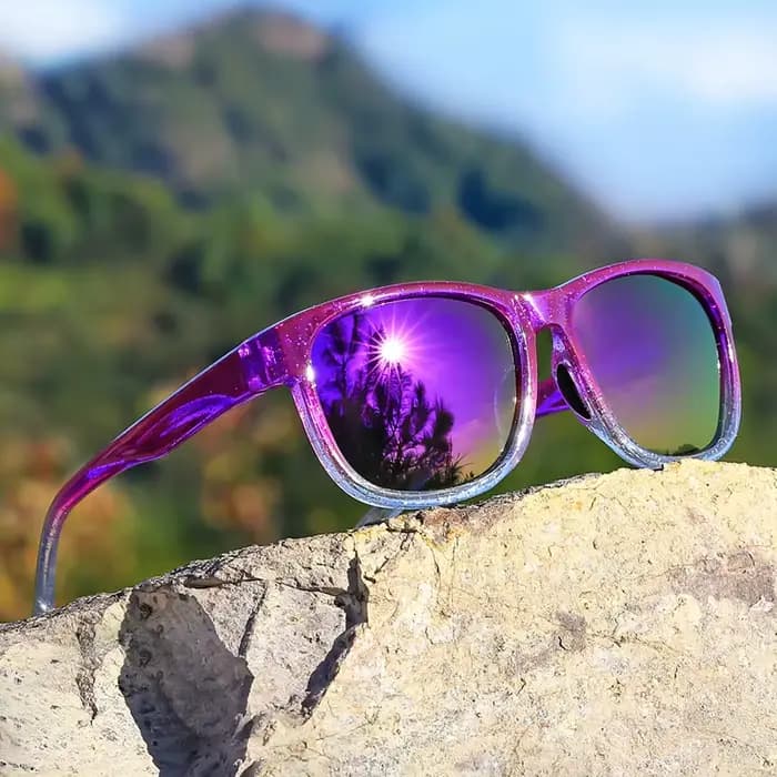 Lunettes de soleil carrées polarisées unisexes