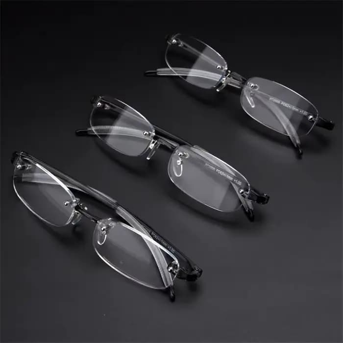 Lunettes myopes finies sans cadre pour hommes et femmes