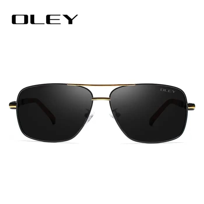 OLEY — Lunettes de soleil à verres polarisés pour hommes, mode contemporaine, protection des yeux, a