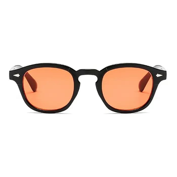 Mode Johnny Depp petit Style lunettes De soleil rondes hommes femmes clair teinté lentille marque Design fête spectacle