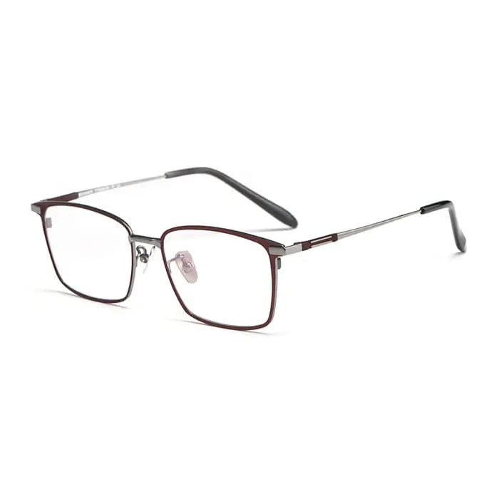 Monture de lunettes en titane pur pour hommes et femmes