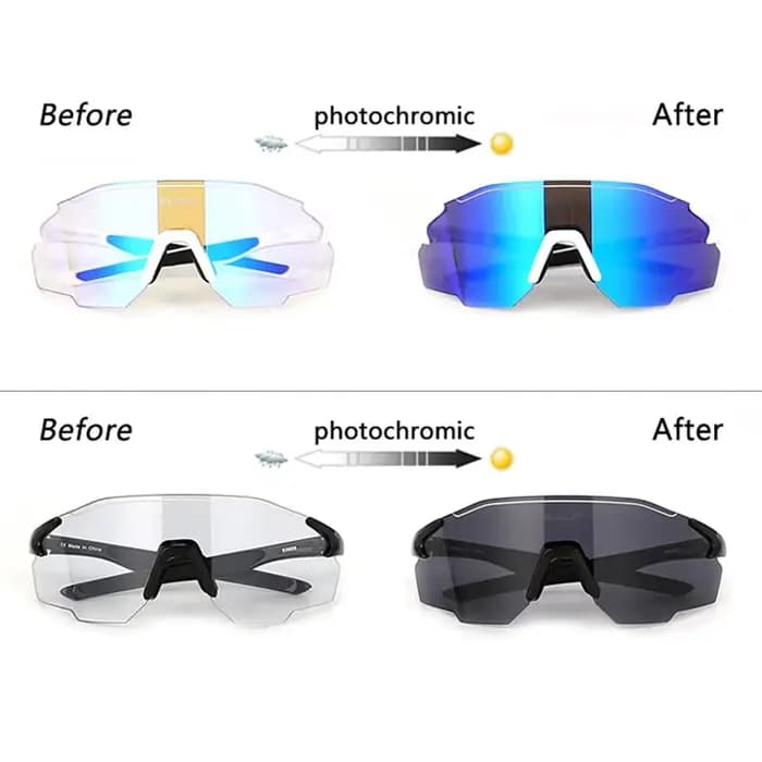ELICIT nouvelles lunettes de cyclisme polarisées photochromiques hommes femmes