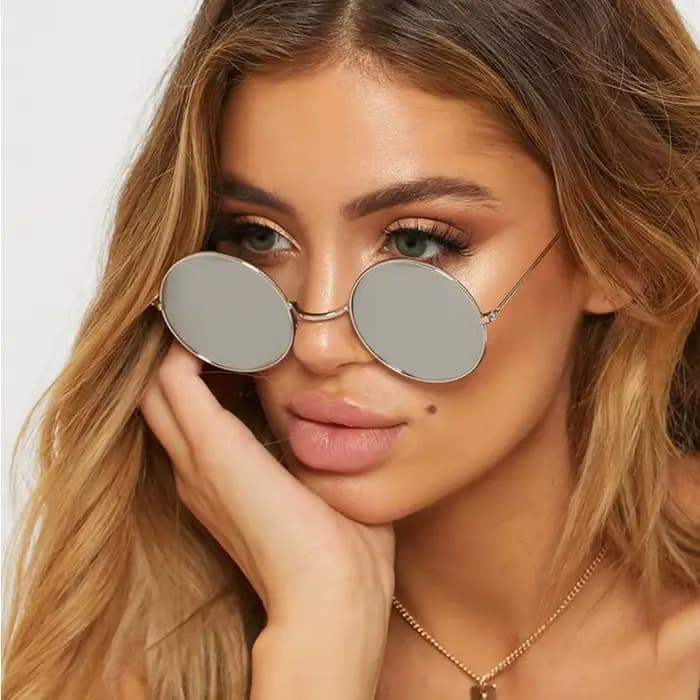 Lunettes de soleil polarisées rondes à la mode