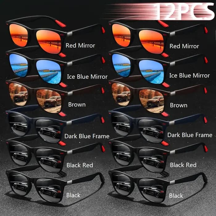 Lunettes de soleil classiques décontractées