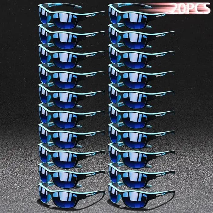 20 Paires de Lunettes de Soleil Tendance Vintage pour Hommes et Femmes, Idéales pour la Conduite, la