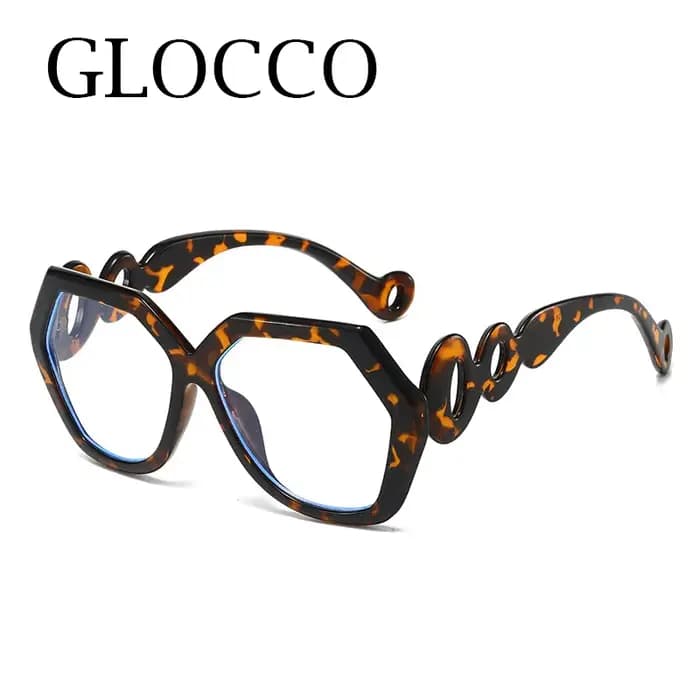 Nouvelles lunettes de lecture surdimensionnées à design géométrique pour femme