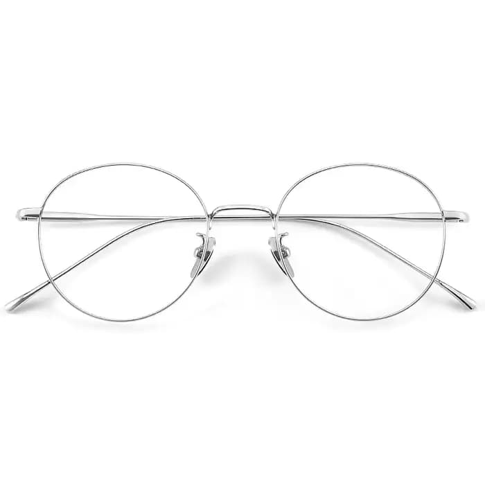 YIMARUILI mode Ultra-léger Flexible titane lunettes rétro rond optique Prescription hommes et femmes
