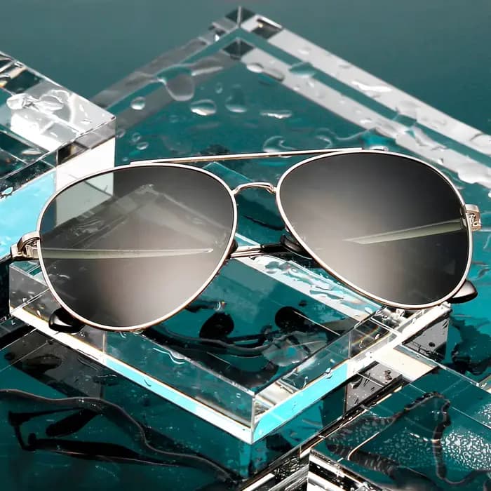 Lunettes de soleil vintage polarisées UV400 pour homme et femme