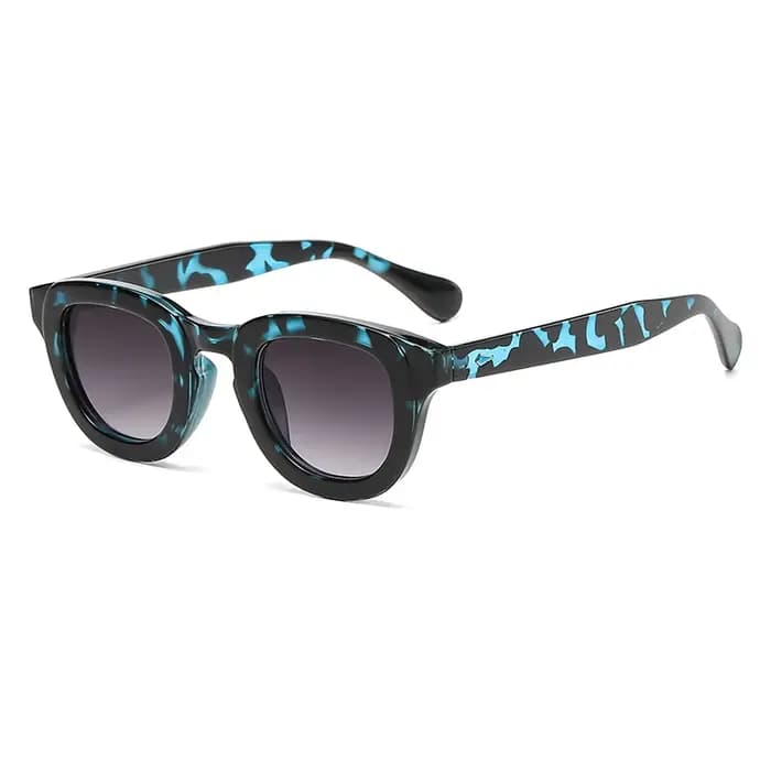 Lunettes de soleil à monture ovale pour femmes