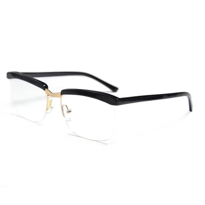 Monture de lunettes en métal et acétate faite à la main pour hommes, lunettes Tom Hardy, lunettes de