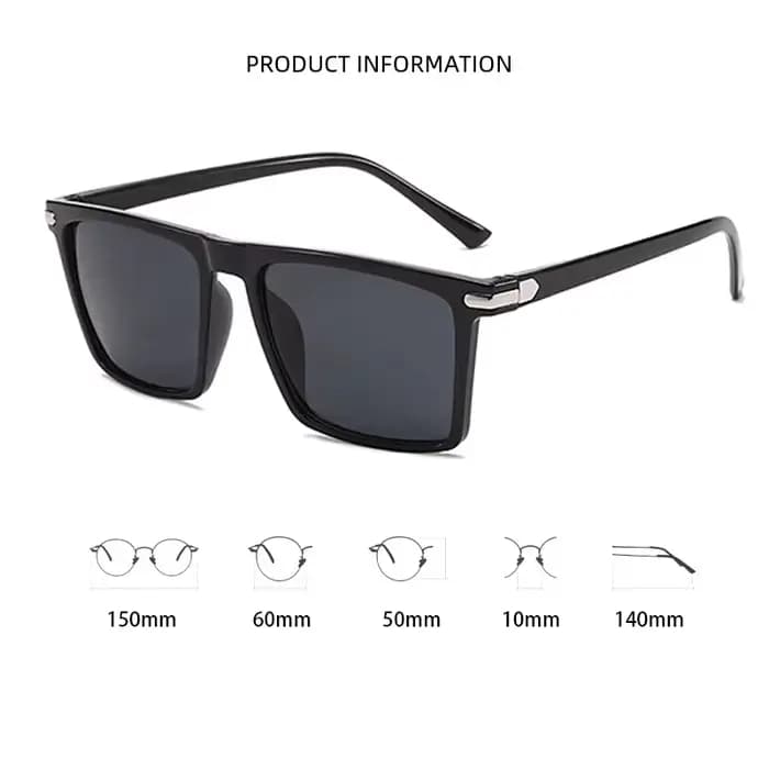 Lunettes de Soleil Carrées Respzed pour Homme et Femme