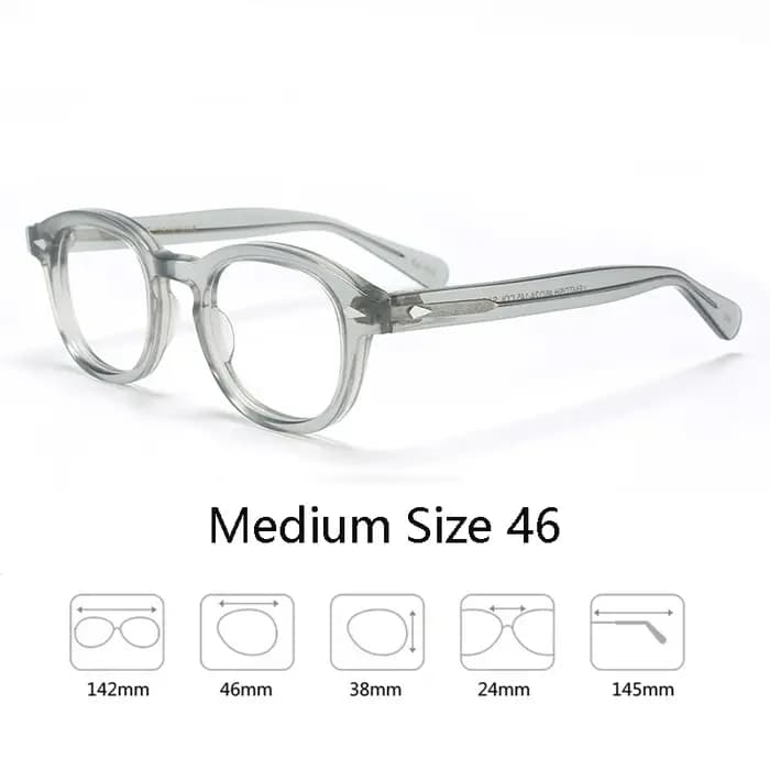 Monture de lunettes optiques hommes femmes Johnny Depp