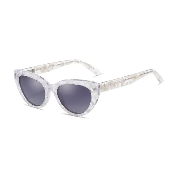 ZENOTTIC rétro œil de chat lunettes de soleil polarisées à la main en acétate UV400 Protection
