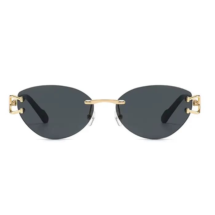 Lunettes de soleil sans monture tendance pour femme 2026 – Marque de luxe