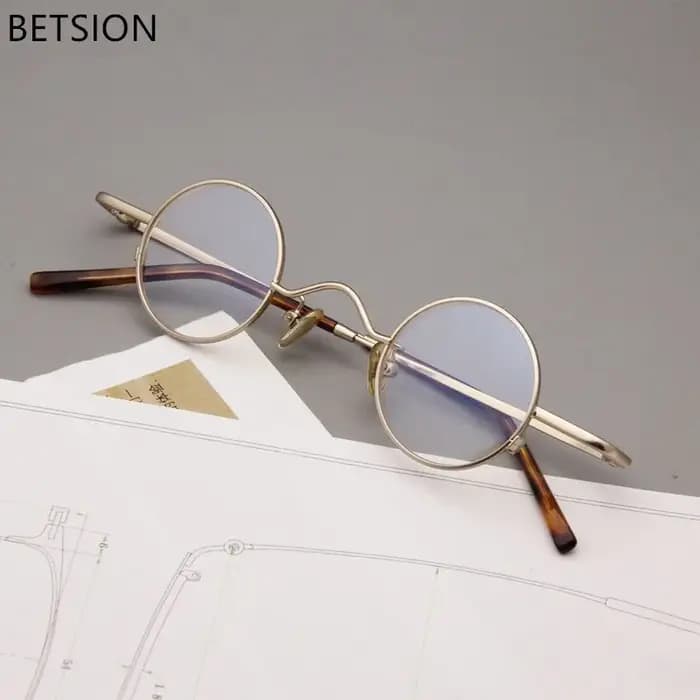 BETSION Super petit 34mm montures de lunettes rondes femmes hommes lunettes de lecture lunettes opti