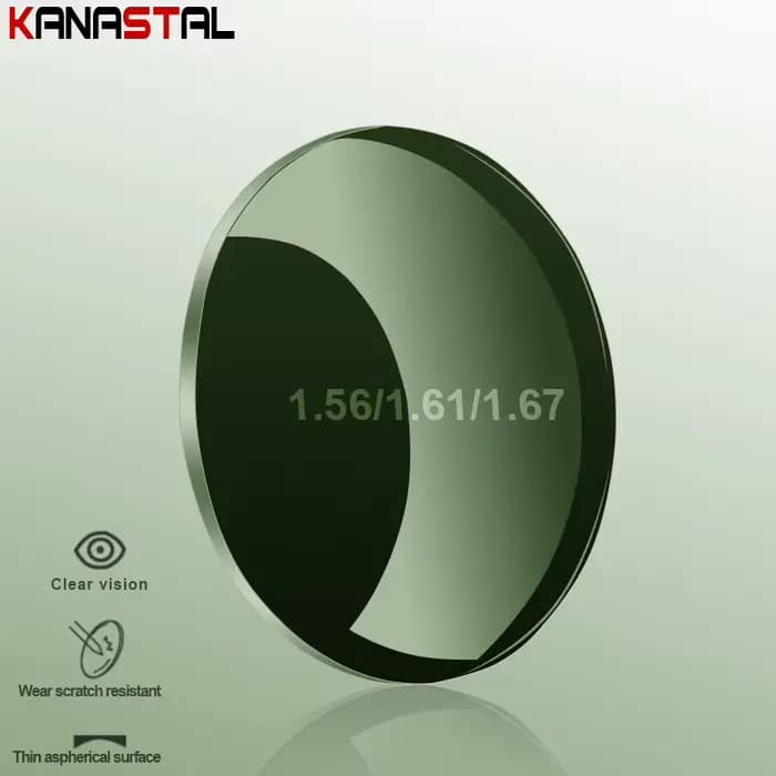 Lentilles de lunettes de soleil vertes polarisées