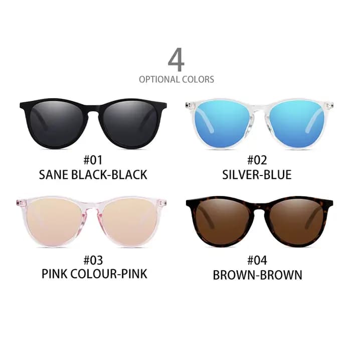 Ravenisa lunettes de soleil polarisées pour femmes marque Design cadre mode