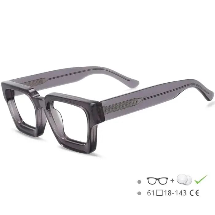 Lunettes en Fiber d'acétate de haute qualité pour hommes et femmes