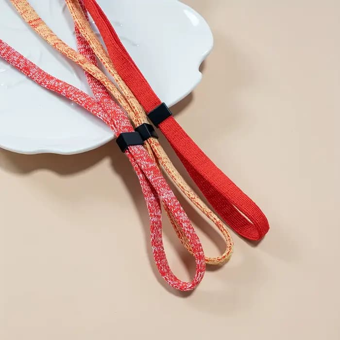 Lot de 3 sangles antidérapantes réglables pour lunettes de sport avec cordon pour hommes et femmes
