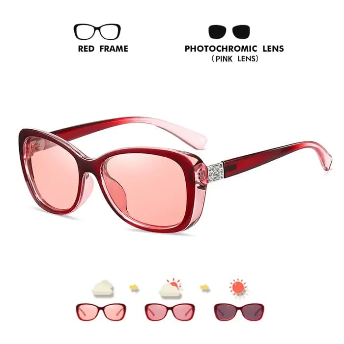 LIOUMO – lunettes de soleil polarisées photochromiques pour femmes